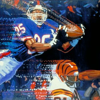 New York Giants Painting by Edgar J. Brown