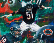 Chicago Bears Linebackers Artwork
