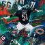 Chicago Bears Linebackers Artwork