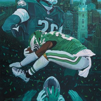 Eagles Saquon Barkley Super Bowl Champion